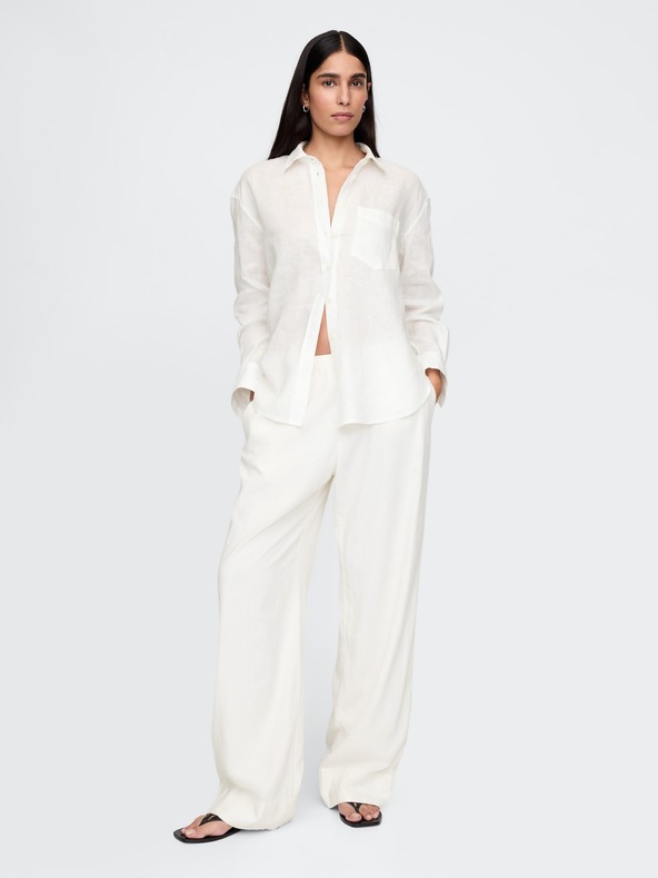 GAP Ленена риза с голям размер Голяма риза GAP