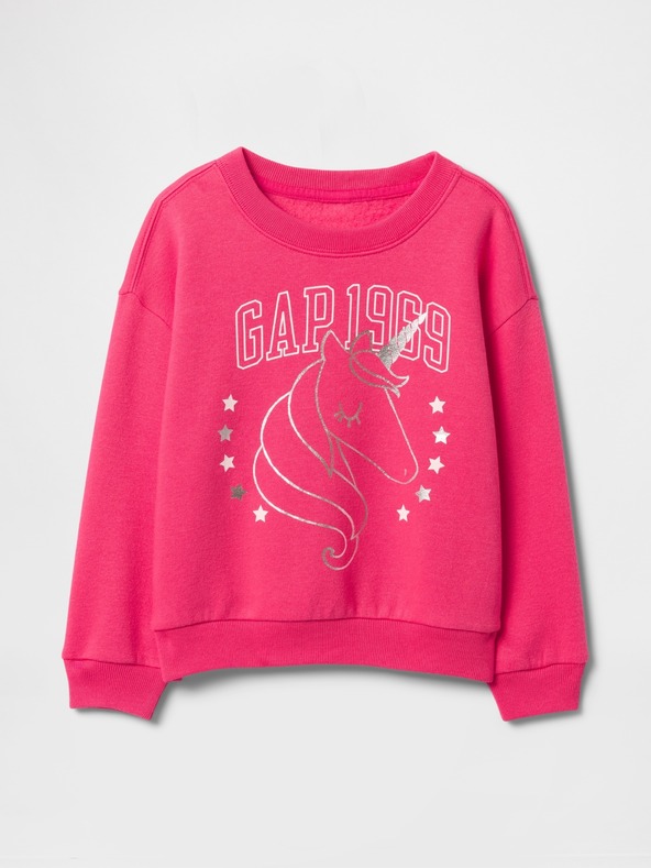 GAP Бебешки суитшърт с логото на GAP