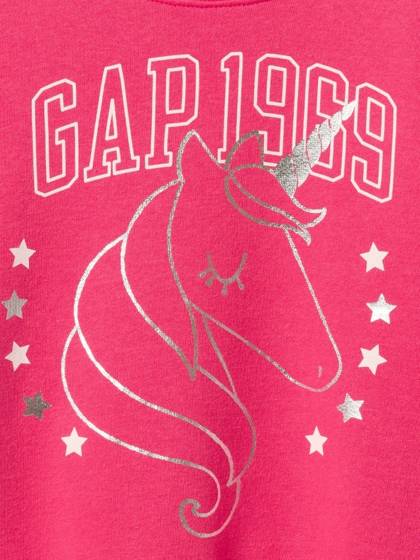 GAP Бебешки суитшърт с логото на GAP