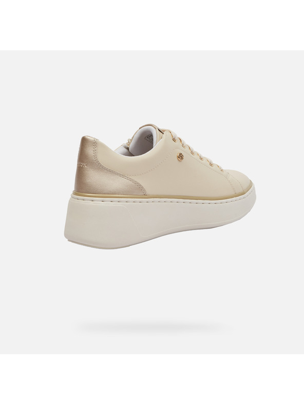 Geox Кремави дамски маратонки Geox Sunnetty