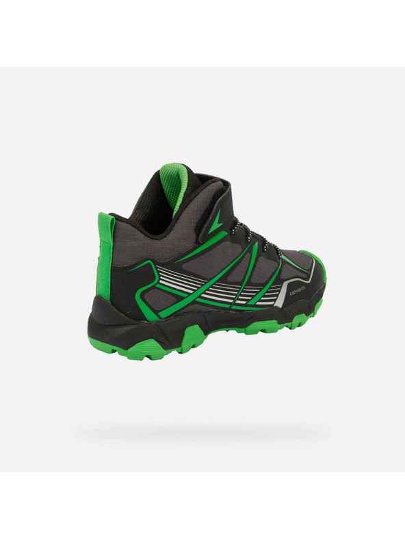 Geox Сиви момчешки високи обувки Geox Magnetar B ABX