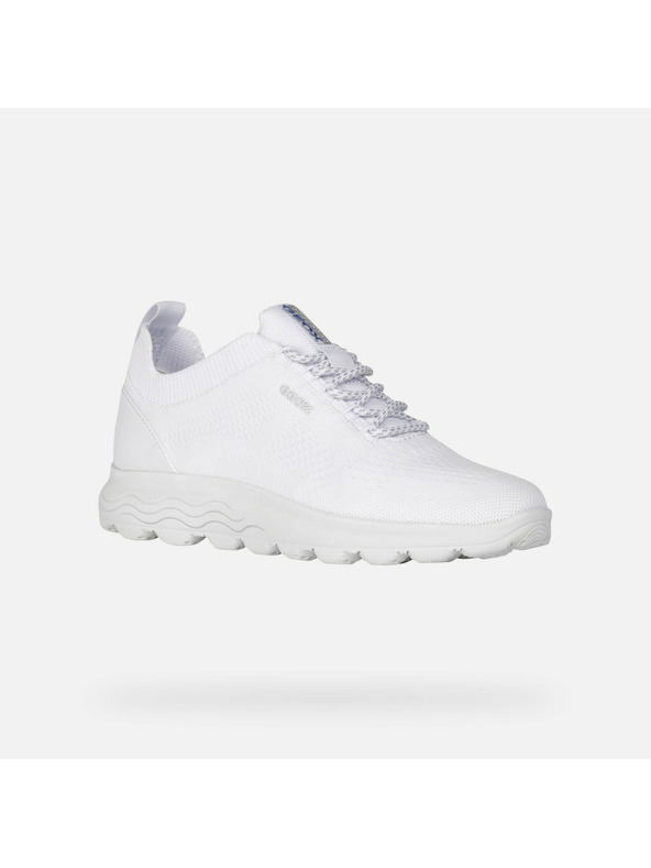 Geox Бели дамски маратонки Geox Spherica