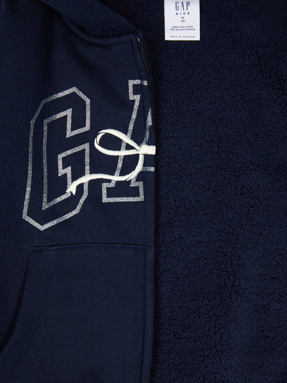 GAP Детски топъл суитшърт с шерпа GAP