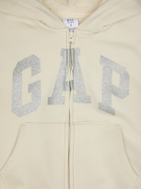 GAP Детски топъл суитшърт с шерпа GAP