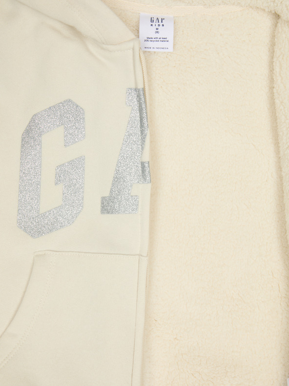 GAP Детски топъл суитшърт с шерпа GAP