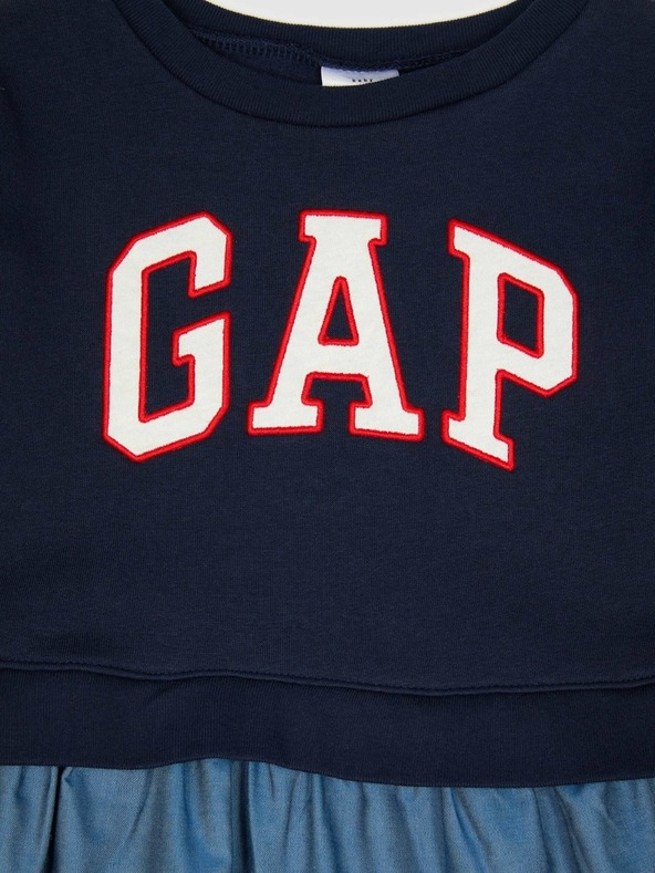 GAP Бебешка рокля с логото на GAP
