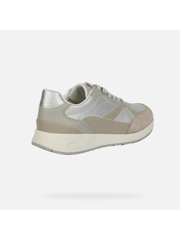 Geox Сребристи дамски маратонки Geox Bulmya