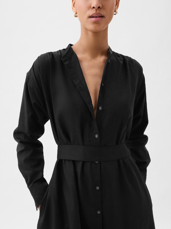 GAP Ленена oversize риза-рокля GAP