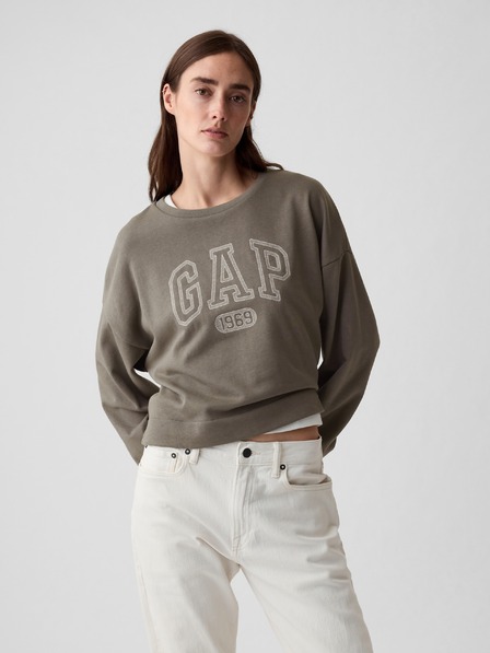 GAP Oversize суитшърт с лого GAP