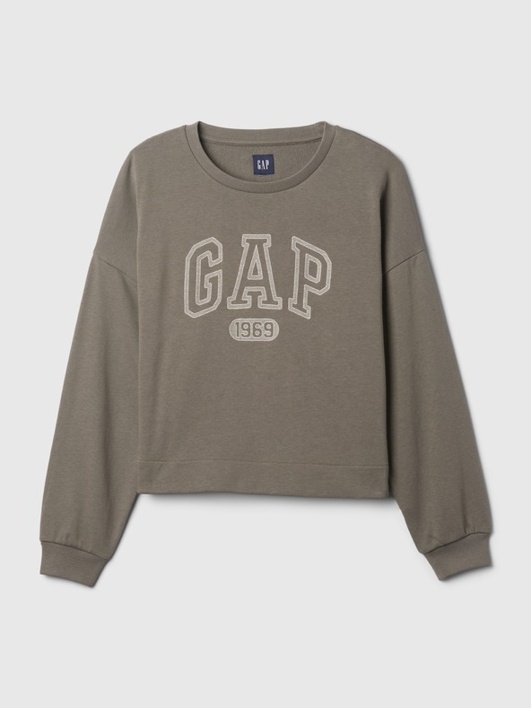 GAP Oversize суитшърт с лого GAP