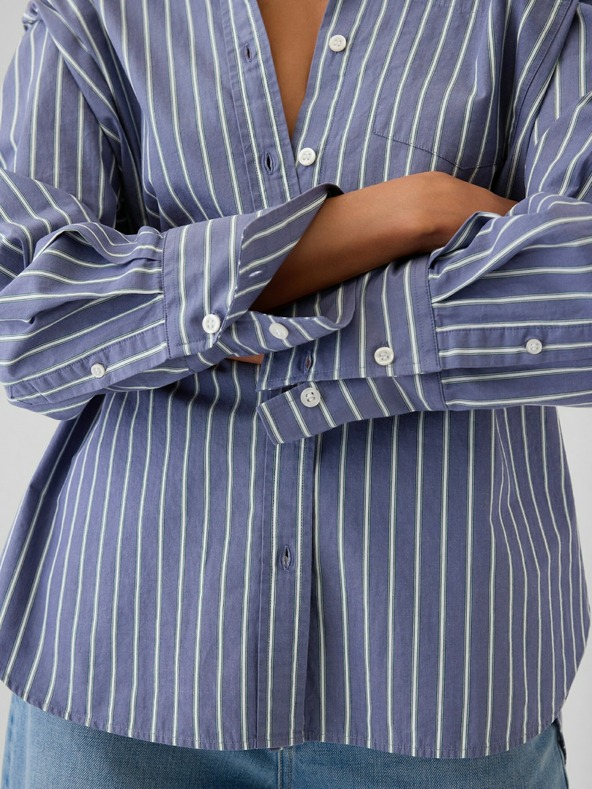 GAP Пепелява овърсайз голяма риза GAP