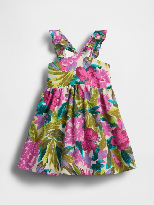 GAP Бебешка ленена рокля GAP