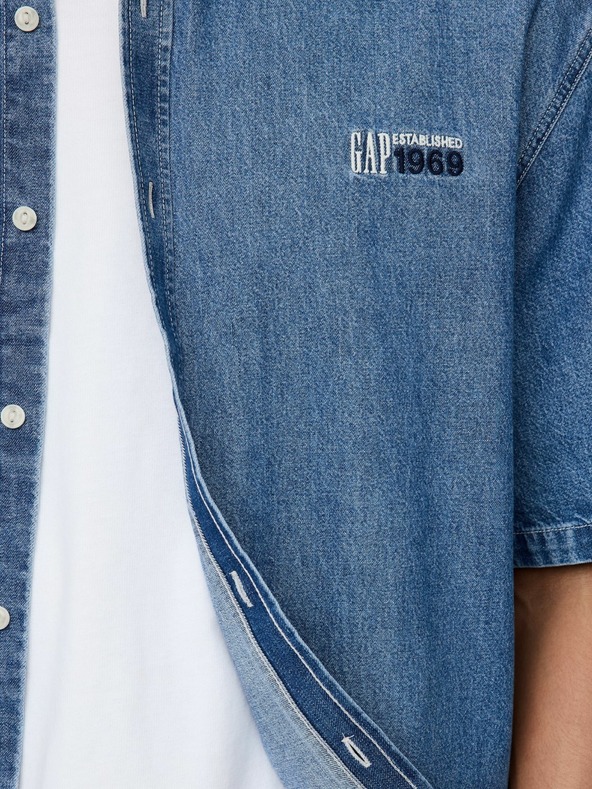 GAP Oversize дънкова риза GAP