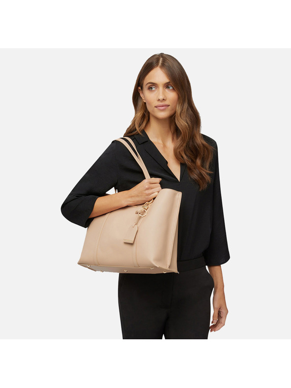 Geox Светлорозова дамска чанта Geox Nabona