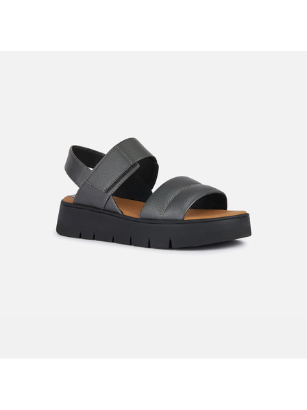 Geox Сиви сандали Geox Dandra за жени