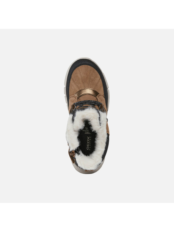 Geox Светлокафяви детски анкъл обувки Geox Flexyper AB