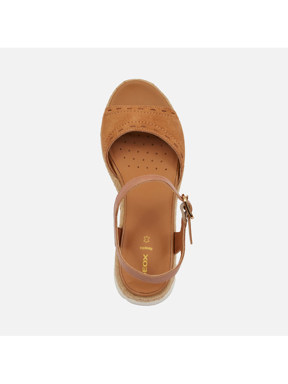 Geox Кафяви дамски сандали Geox Eolie