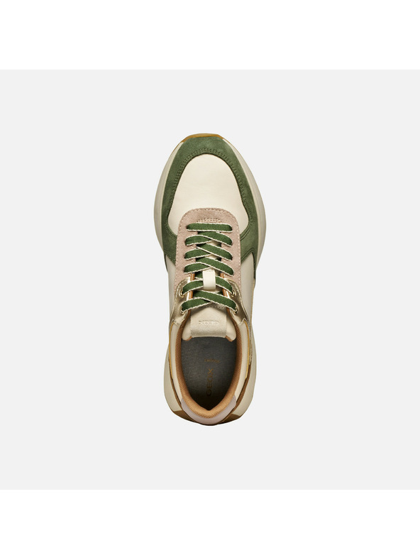 Geox Кремави дамски маратонки Geox Amabel