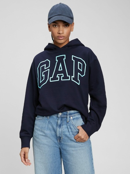 GAP Затоплен суитшърт с качулка GAP