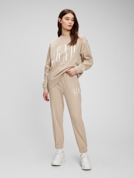 GAP Суитшърт boyfriend с лого GAP
