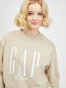 GAP Суитшърт boyfriend с лого GAP
