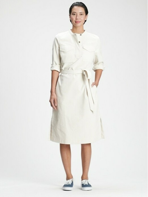 GAP Рокля corduroy миди GAP