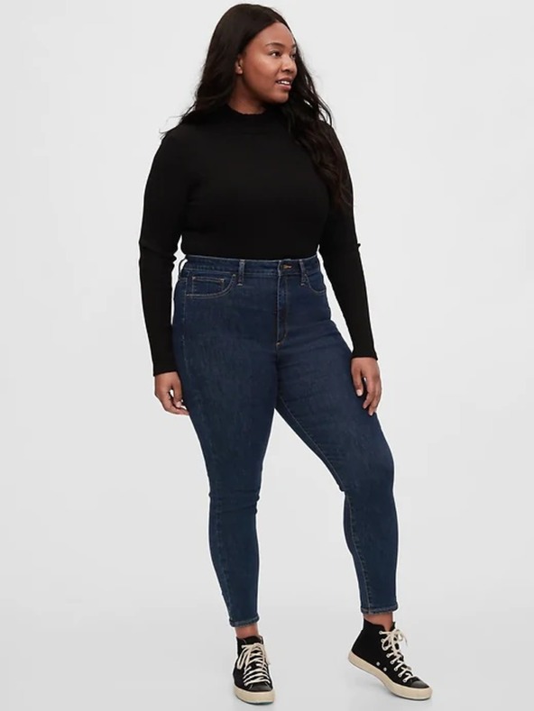 GAP Дънки universal jeggings с висока талия GAP