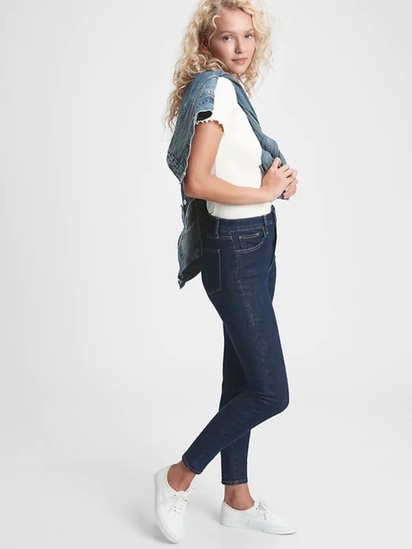 GAP Дънки universal jeggings с висока талия GAP