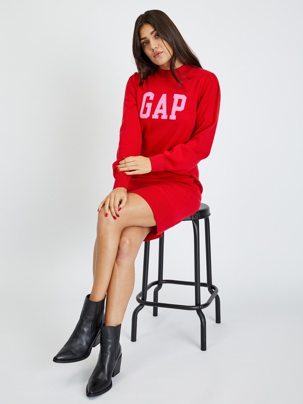 GAP Плетена рокля с лого GAP