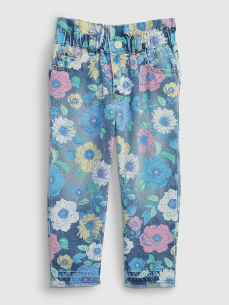 GAP Бебешки дънки mom floral GAP