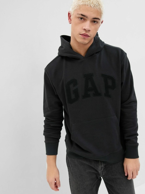 GAP Суитшърт с лого и качулка GAP