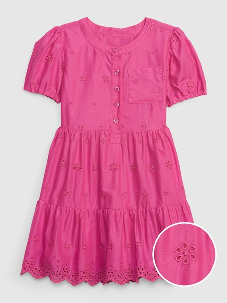 GAP Бебешка рокля с воланчета GAP