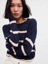 GAP Раирана пуловер от лен микс GAP