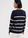 GAP Раирана пуловер от лен микс GAP