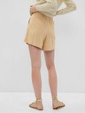 GAP Ленени шорти с еластична талия GAP