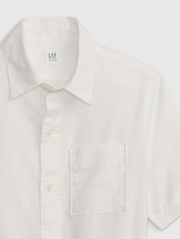 GAP Детска ленена риза оксфорд GAP
