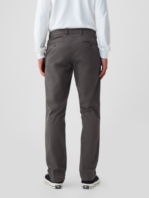 GAP Панталони каки slim fit GapFlex GAP