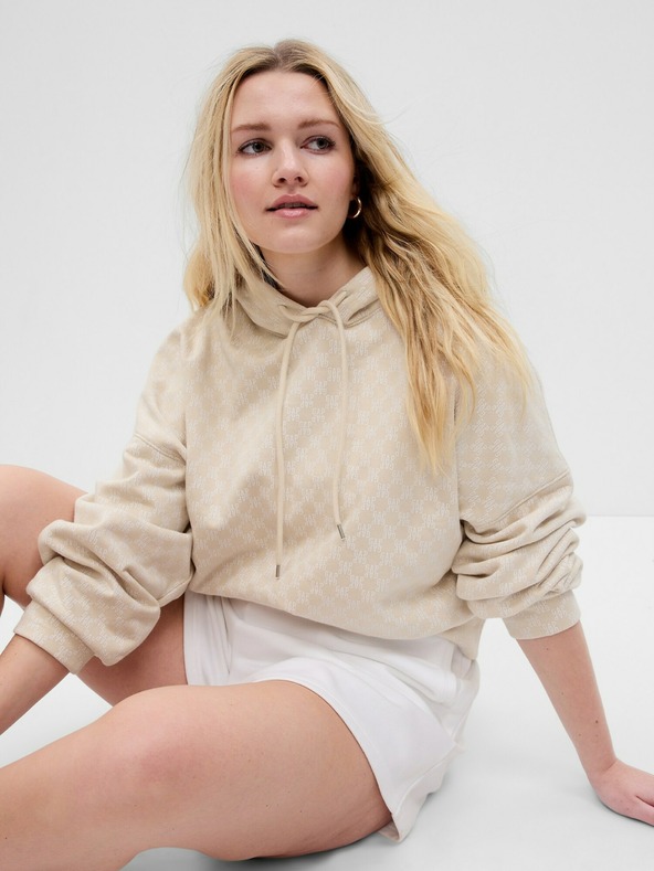 GAP Винтидж меък кроп суитшърт GAP