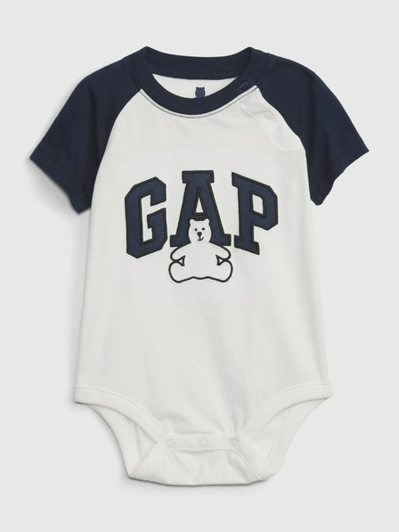 GAP Бебешко боди Mix & Match с лого GAP