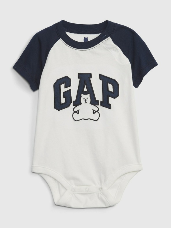 GAP Бебешко боди Mix & Match с лого GAP