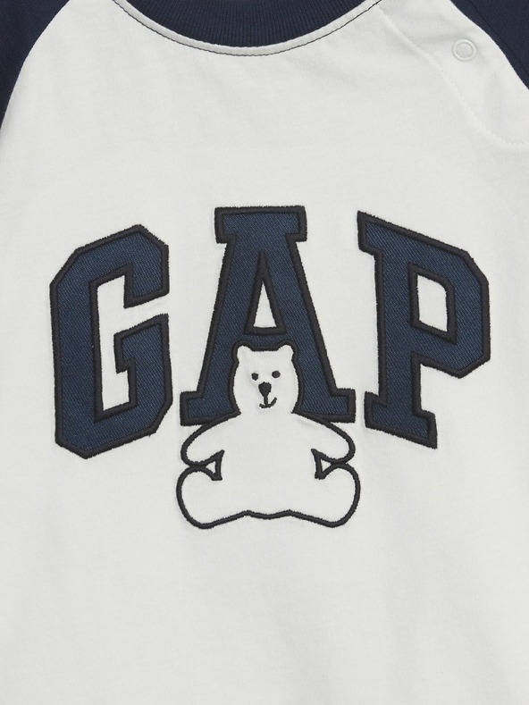 GAP Бебешко боди Mix & Match с лого GAP