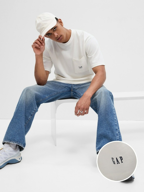 GAP Oversize тениска pique GAP