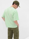 GAP Oversize тениска pique GAP