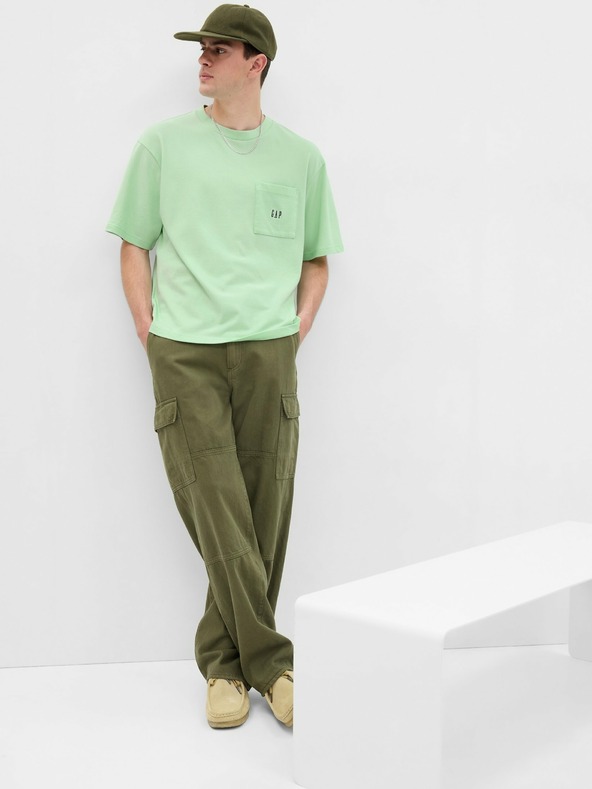 GAP Oversize тениска pique GAP