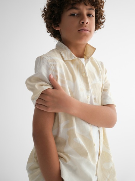 GAP Детска ленена риза оксфорд GAP