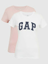 GAP Тениска с лого Gap, 2 бр. GAP