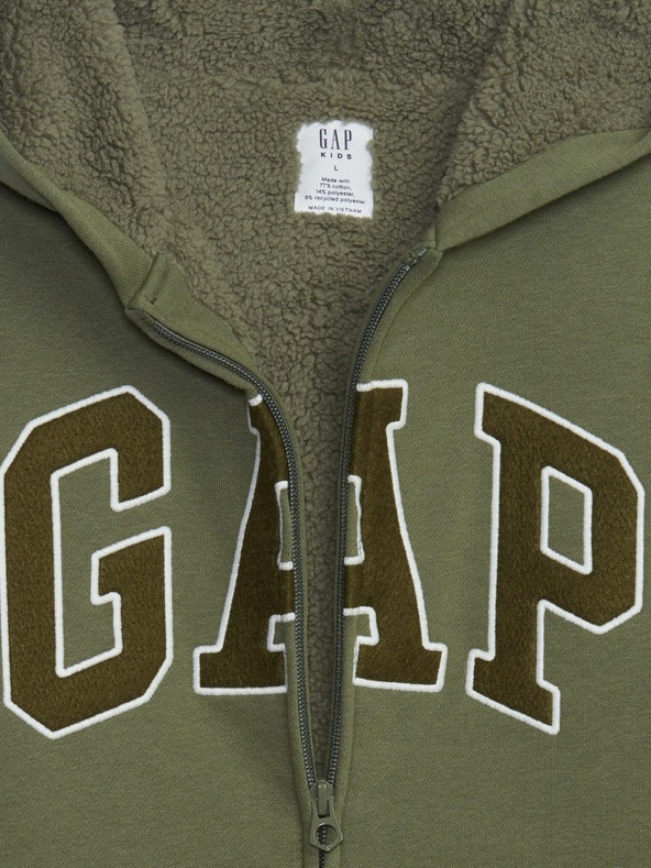 GAP Детски топъл суитшърт с лого GAP