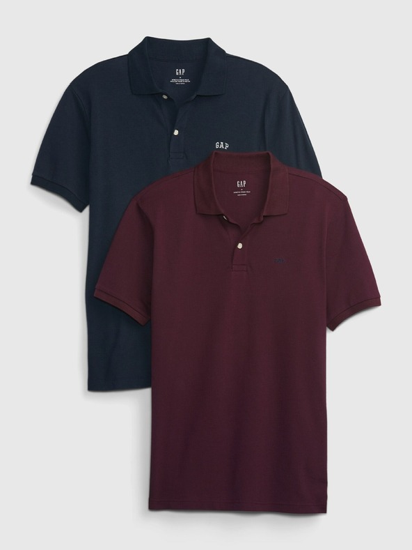 GAP Поло тениска с лого пике, 2 броя GAP