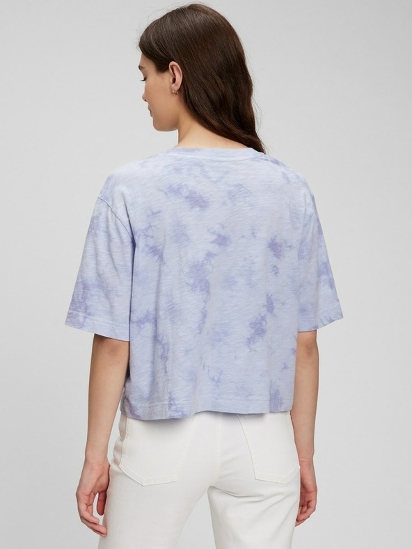 GAP Тениска easy batika с лого GAP