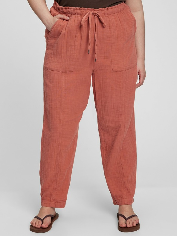 GAP Памучни високи панталони GAP